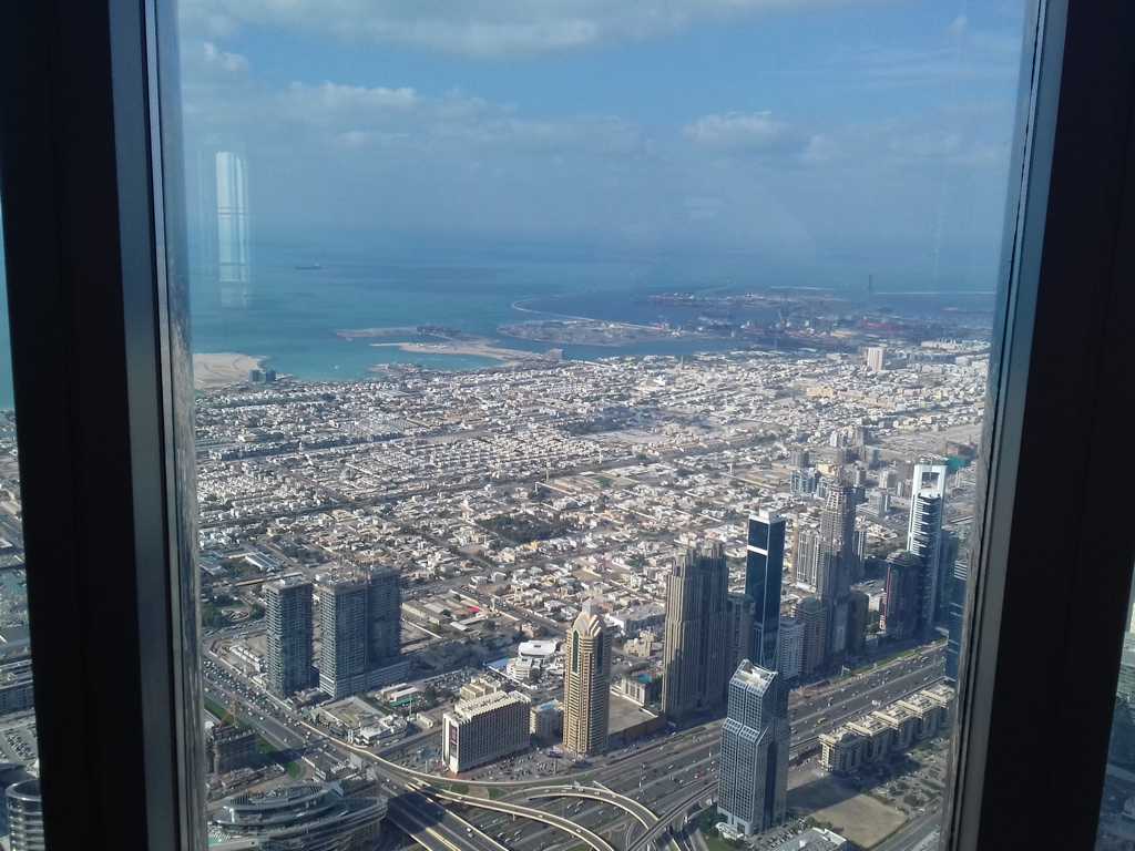 Blick vom Burj Khalifa Dubai